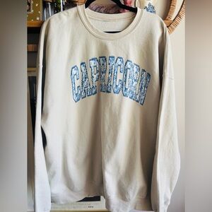 Capricorn Crewneck Sweatshirt Plus Size 3X